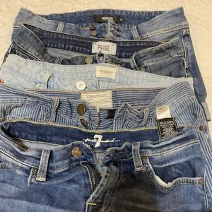 Hudson, current Elliott, 7 for all mankind, Paige shorts